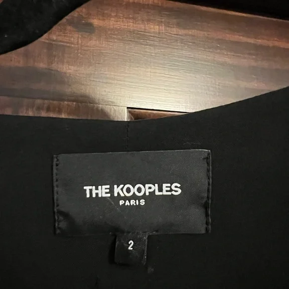 Kooples Mid Length Multi Color Button Down Side zip Size 2 (Medium) - Picture 8 of 10